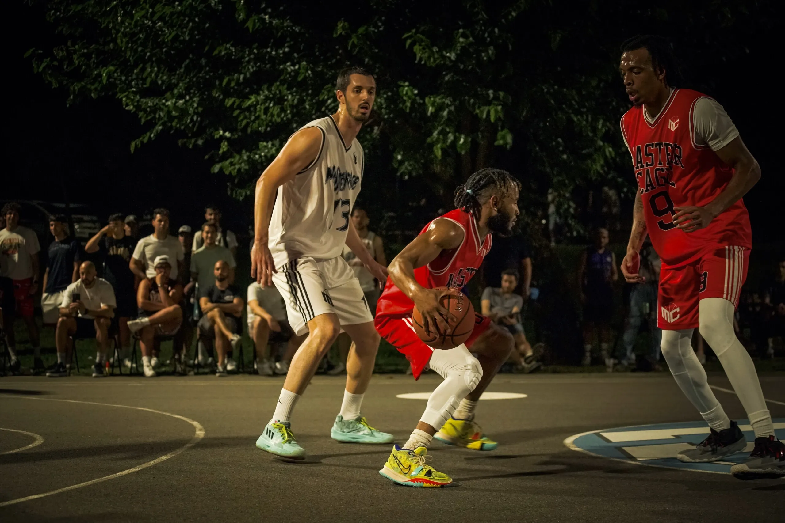 Torneo Street Clash Roma - Campo Testaccio con giocatori in azione